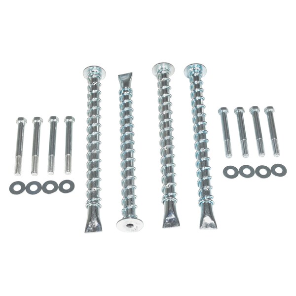 Removable Anchor Bolt, 0.3125" L, Steel